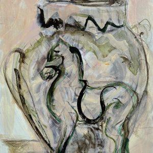 "Vase Tamed Horse"